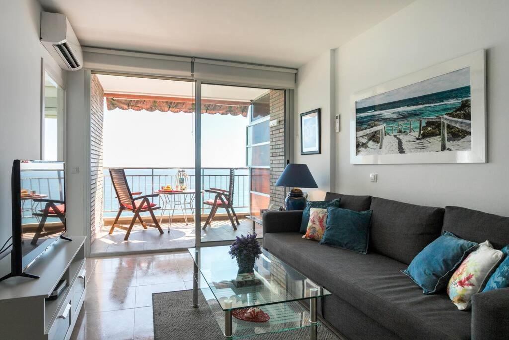 Apartamento Con Vistas Al Mar Primera Linea De Playa Del Postiguet Alicante Kültér fotó