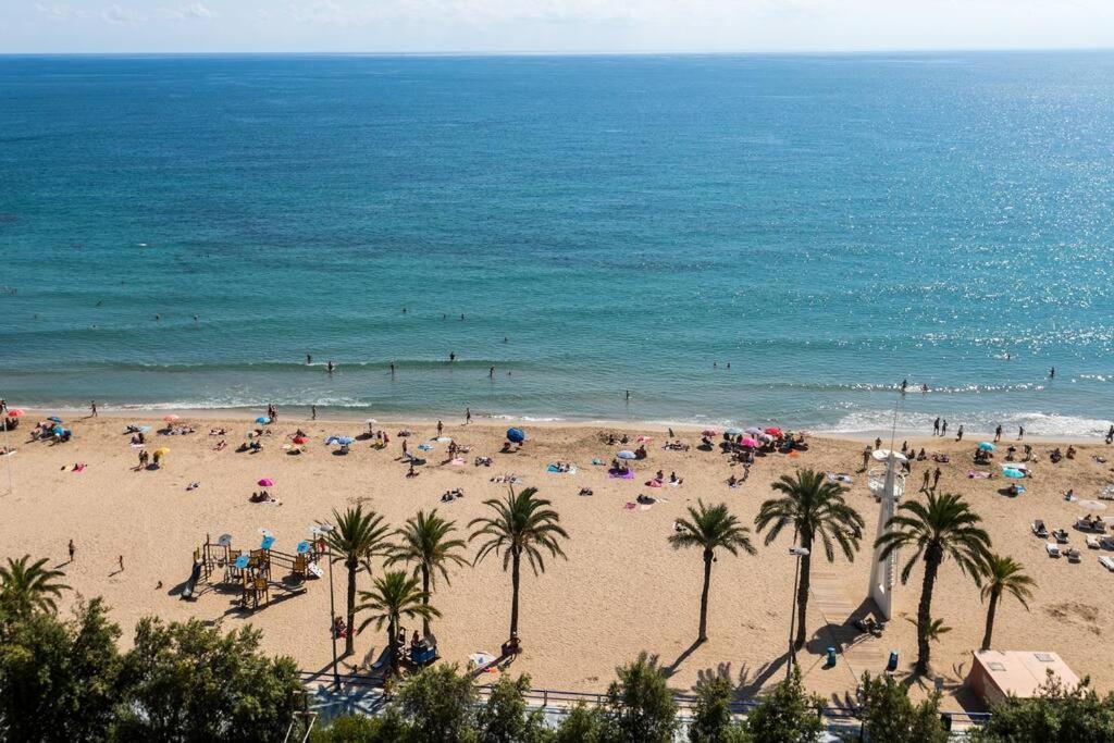 Apartamento Con Vistas Al Mar Primera Linea De Playa Del Postiguet Alicante Kültér fotó