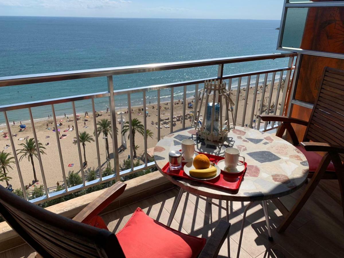 Apartamento Con Vistas Al Mar Primera Linea De Playa Del Postiguet Alicante Kültér fotó