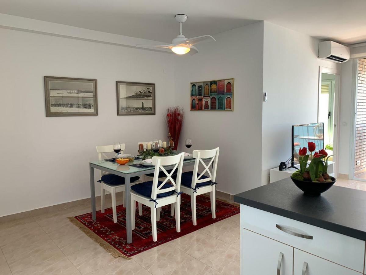 Apartamento Con Vistas Al Mar Primera Linea De Playa Del Postiguet Alicante Kültér fotó